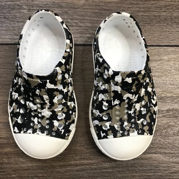 Native Jefferson Child Shoes Unisex Baby Size 5 Camouflage Waterproof Slip-On - Picture 9 of 9